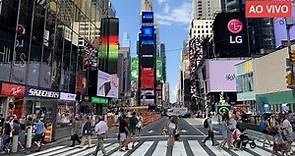 🔴 Nova York ao vivo: Passeio de domingo pelas ruas de Manhattan
