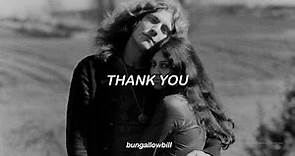 Led Zeppelin - Thank you (Lyrics/sub)