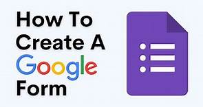 How To Create Google Form - 2024 | Complete Tutorial