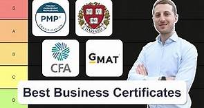 Best Certificates for Business Professionals in 2024