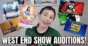 STEP BY STEP PROCESS OF AUDITIONING FOR A WEST END SHOW! | Georgie Ashford