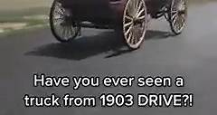 Top speed: 10 MPH😎 Resembling an old farm wagon, this truck was built by George Eldridge, a machinist, and was used to transport materials between various machine shops Mr. Eldridge owned and operated. He produced at least one car and three other trucks years before the first Model-T was built by Ford in 1908. The truck was retired to a field behind the blacksmith shop where it rested for years until Owen Crist purchased the vehicle some 30 years later. It’s solid rubber tires had turned hard a