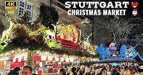 Stuttgart, Germany Christmas Market 2023 🎄🎅 | 4K HDR Walking Tour