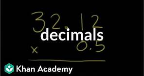 Multiplying decimals example | Decimals | Pre-Algebra | Khan Academy