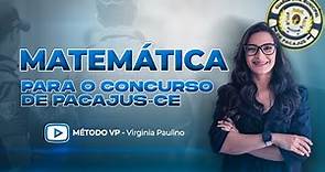 MATEMÁTICA CONCURSO DE PACAJUS 2022 | CONSULPAM