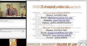 06 - How is Military Service Relevant? - Syracuse Law - JD Military Admissions Webinar
