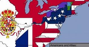 The American Revolutionary War with Flags: Every Month