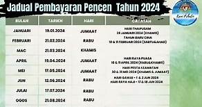 Tarikh dan Jadual Bayaran Pencen Malaysia Tahun 2024 🔥🔥 #pencenmalaysia2024 #pesara2024 #tarikhbayaranpencen2024 #jadualbayaranpencen2024 #tarikhbayaranpesara2024 #fyp #tiktokmalaysia