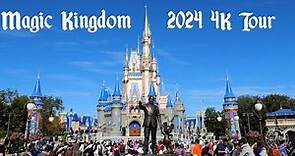 Magic Kingdom 2024 Complete Tour & Walkthrough in 4K | Walt Disney World Florida January 2024