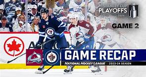 Gm 2: Avalanche @ Jets 4/23 | NHL Highlights | 2024 Stanley Cup Playoffs