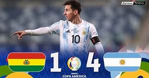 Bolivia 1 x 4 Argentina (Messi's Show) ● 2021 Copa América Extended Goals & Highlights HD