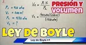 Ley de Boyle (Presión y Volumen)