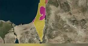 Mapa de Israel y Palestina Desde 1946 Hasta la Actualidad 🇮🇱🇵🇸