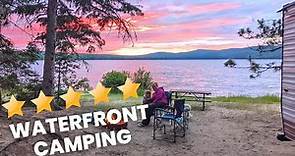 Driftwood Provincial Park - The BEST waterfront campsites!