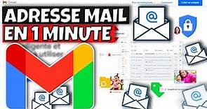 💌 Comment créer rapidement une adresse mail - Gmail - Compte Google - Tutoriel 2024