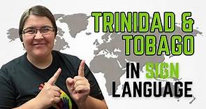 How to sign Trinidad and Tobago in Trinbagonian Sign Language 🇹🇹