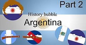 History bubble Argentine confederation and civil war