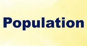 Population Definition and Example I Biology
