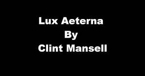 Lux Aeterna By Clint Mansell