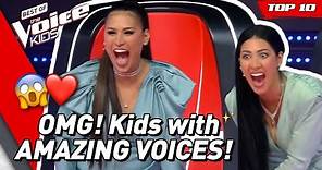 TOP 10 | MOST TALENTED SINGERS in The Voice Kids (part 2)! 😍