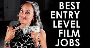 HOW TO FIND A JOB IN THE FILM INDUSTRY - Entry Level Television Job - Filmmaking 101