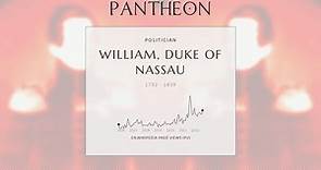 William, Duke of Nassau Biography | Pantheon