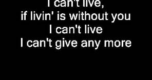 Mariah Carey- without you lyrics