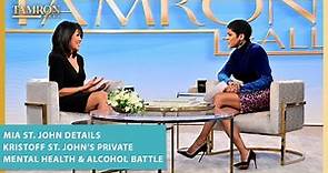 Mia St. John Details Kristoff St. John’s Private Mental Health & Alcohol Battle