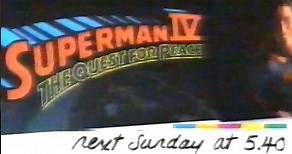 Superman IV (1987) - TV spot from November 1999, Channel 5.