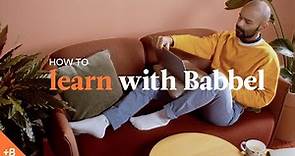 How to start learning with Babbel