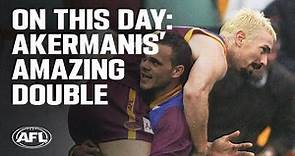 Jason Akermanis produces two insane goals in a minute | On This Day | 2005 | AFL