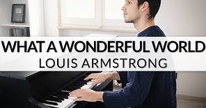 What A Wonderful World - Louis Armstrong | Piano Cover + Sheet Music