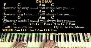 Love Song (The Cure) Piano Lesson Chord Chart with Chords/Lyrics - Arpeggios