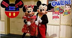 Owen FINALLY meets Mickey & Minnie! ....Please Like & Subscribe!