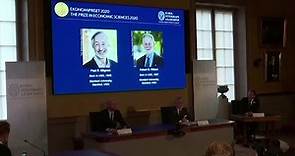Paul Milgrom, Robert Wilson win Nobel economics prize