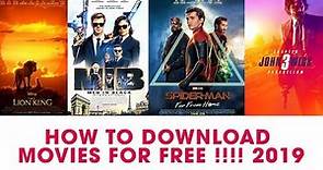 How To Download New Movies for Free !!!!