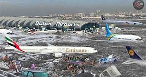 Dubai Airport is Sinking! Crazy Flash Flooding and Thunderstorm hit UAE DUBAI