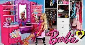Barbie Tocador de Maquillaje con Luces y Sonidos - Rutina de Mañana