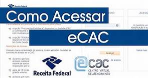 Como acessar o eCAC da Receita Federal