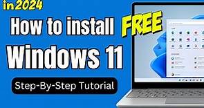How to Install Windows 11 in 2024 (Step By Step Tutorial)