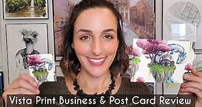 VistaPrint Postcards & Business Cards // Review