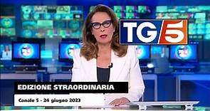 Tg5 - Edizione Straordinaria (ore 18:00) | 24 giugno 2023