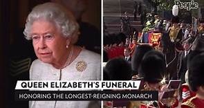 Queen Elizabeth II's Coffin Carried Into Abbey For State Funeral