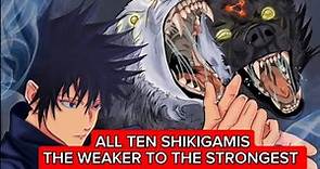 Ranking Megumi’s Shikigami from Weakest to Strongest | Jujutsu Kaisen Explained