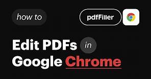 pdfFiller Google Chrome Extension