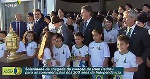 Hino da Independência & Hino Nacional Brasileiro - Military honours for the heart of Dom Pedro I