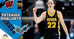 HIGHLIGHTS: Wisconsin vs. Iowa | Big Ten Women's Basketball | 1/16/2024 | NBC Sports