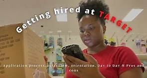 WHAT IT'S LIKE WORKING AT TARGET | Applying, interview, orientation, Day to Day & Pros and cons