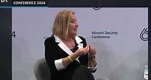 Former Foreign Minister Tzipi Livni at the 2024 Munich National Security Conference