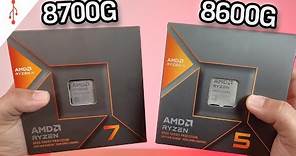 AMD RYZEN 7 8700G y AMD RYZEN 5 8600G NO lo COMPRES sin VER ESTE VÍDEO 💥REVIEW en ESPAÑOL + JUEGOS